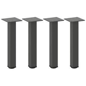 Pernas para mesa de centro 4 peças aço antracite 42-44 cm H
