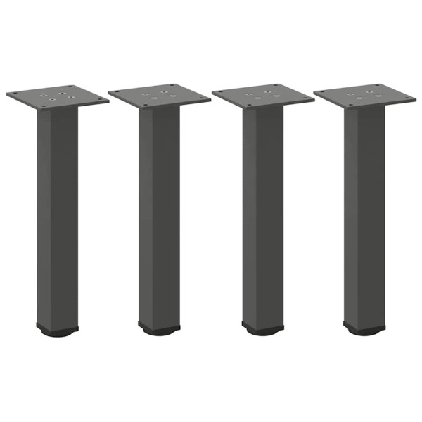 Pernas para mesa de centro 4 peças aço antracite 42-44 cm M 2