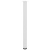 Patas para mesa de centro 4 uds acero blanco 100-102 cm 5