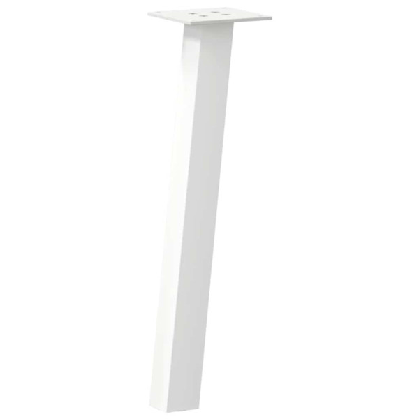 Patas para mesa de centro 4 uds acero blanco 42 cm M 4