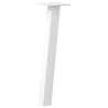 Patas para mesa de centro 4 uds acero blanco 42 cm 4
