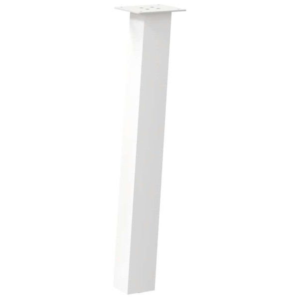 Pés de mesa de console 4 peças. branco. 72 cm. aço M 4