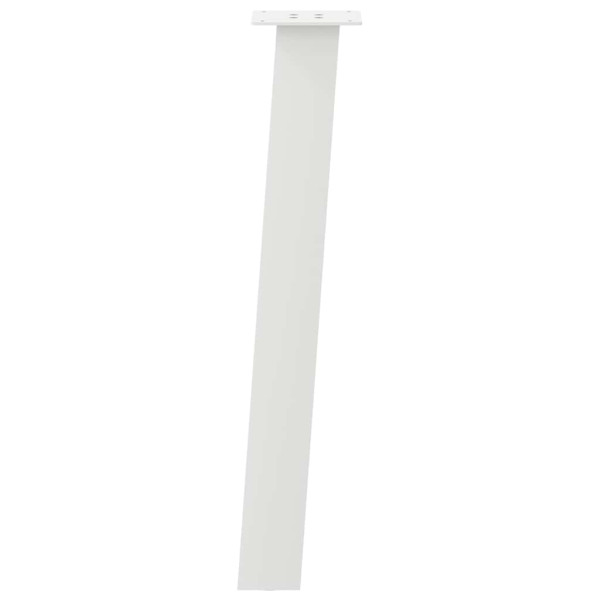 Pés de mesa de console 4 peças. branco. 72 cm. aço M 5