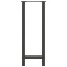 Pernas de mesa de centro em aço antracite 2 unidades 50x(100-101) cm 5