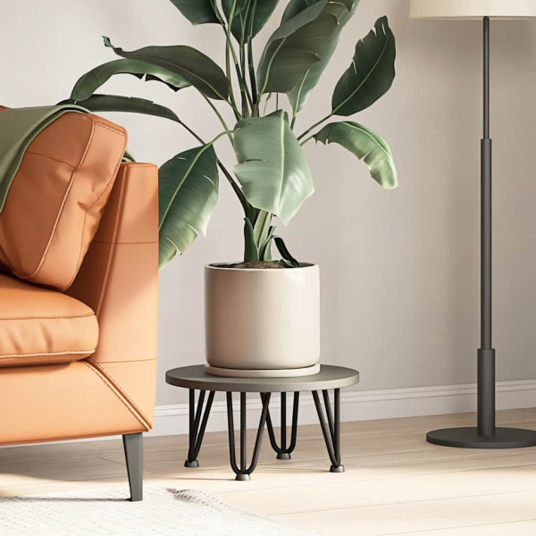 Patas de mesa tipo horquilla 4 uds acero macizo negro 20 cm M 3