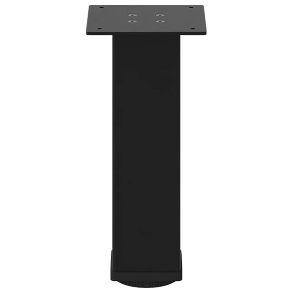 Pés para mesa de centro 4 peças. preto. 42-44 cm. aço M 5