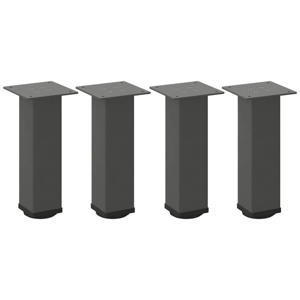 Pés para mesa de centro 4 peças antracite 42-44 cm aço M 2
