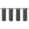 Pés para mesa de centro 4 peças antracite 42-44 cm aço 2