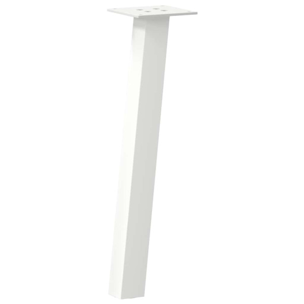 Patas para mesa de centro 4 uds acero blanco 30 cm M 2