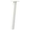 Pernas para mesa de centro 4 peças aço branco 30 cm 2
