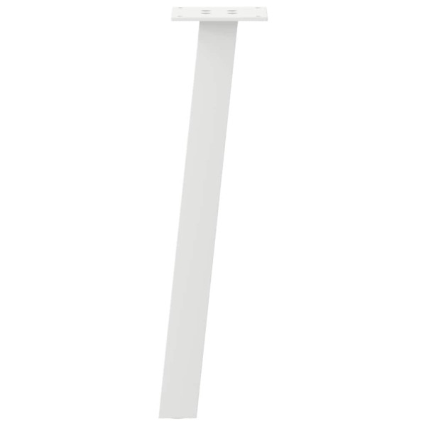 Pernas para mesa de centro 4 peças aço branco 30 cm M 4
