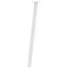 Pernas para mesa de centro 4 peças aço branco 72 cm 5