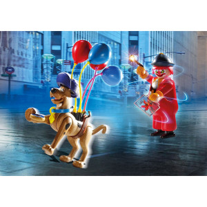 Playmobil scooby - doo! aventura com palhaço fantasma H