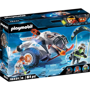 Playmobil espiões equipe de espionagem snow planner H