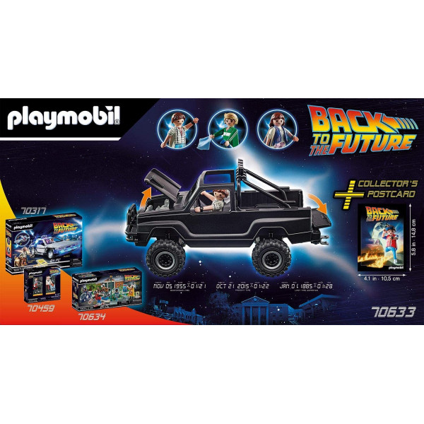 Playmobil regreso al futuro camioneta pick - up de marty M 3