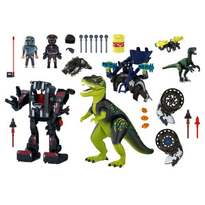 Playmobil t - rex: batalla de los gigantes H