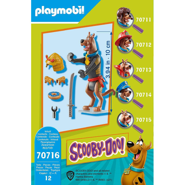 Playmobil Scooby - doo!figura colecionável de samurai M 3