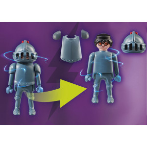 Playmobil scooby - doo! aventura com cavaleiro negro H
