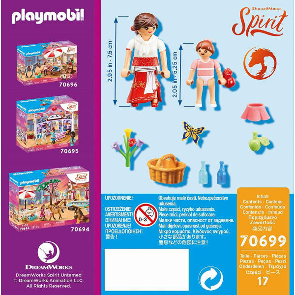 Playmobil spirit indomable joven fortu y milagros M 3