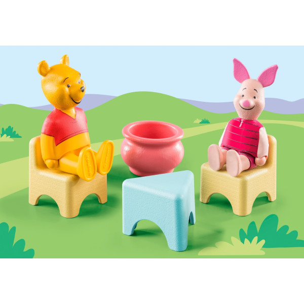 Playmobil 1.2.3 e Disney Winnie the Pooh e casa na árvore do leitão M 4