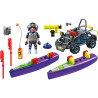 Playmobil fuerzas especiales quad multiterreno 6