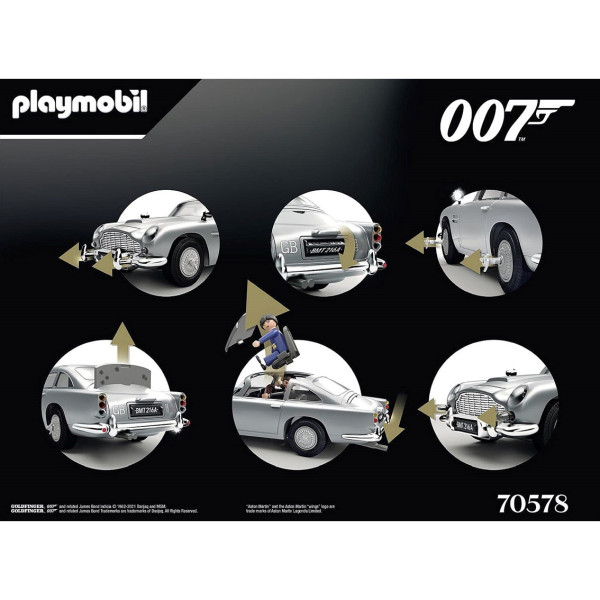 Playmobil james bond aston martin db5 -  edicion goldfinger M 2