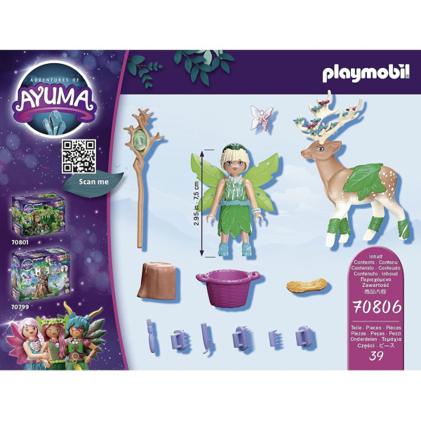 Playmobil ayuma forest fairy con animal del alma M 2