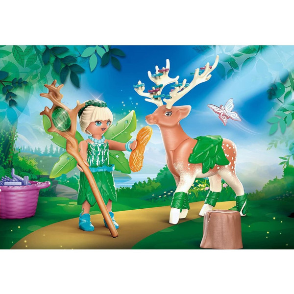Playmobil ayuma forest fairy con animal del alma M 3