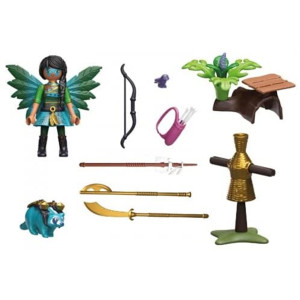 Playmobil starter pack knight fairy con mapache H