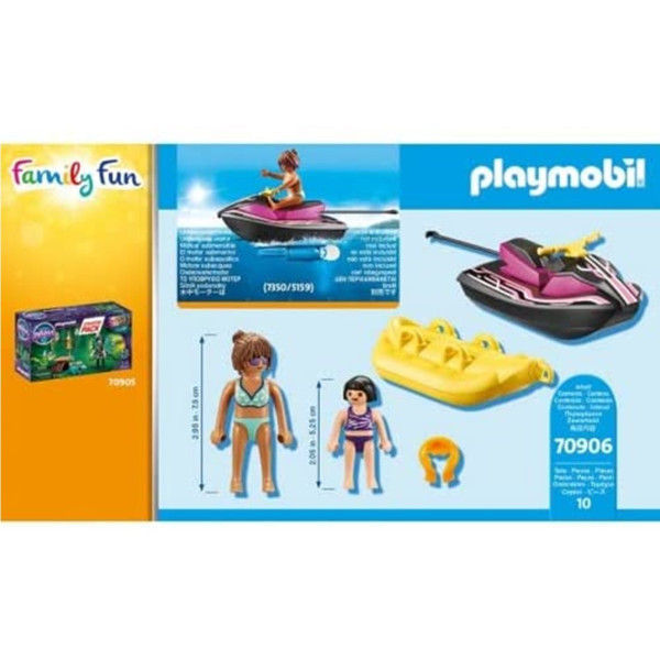 Playmobil starter pack moto de agua con bote banana M 3