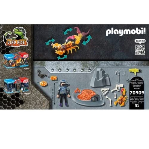 Playmobil starter pack  lucha contra el escorpion de fuego M 3