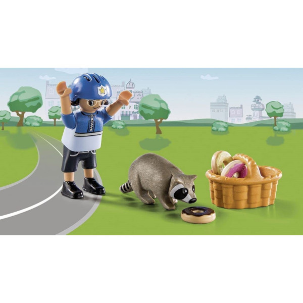 Playmobil pato em call accion policial atrapa al ladron! M 2