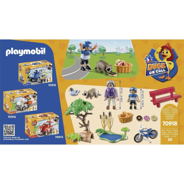Playmobil duck on call accion policial ¡atrapa al ladron! M 3