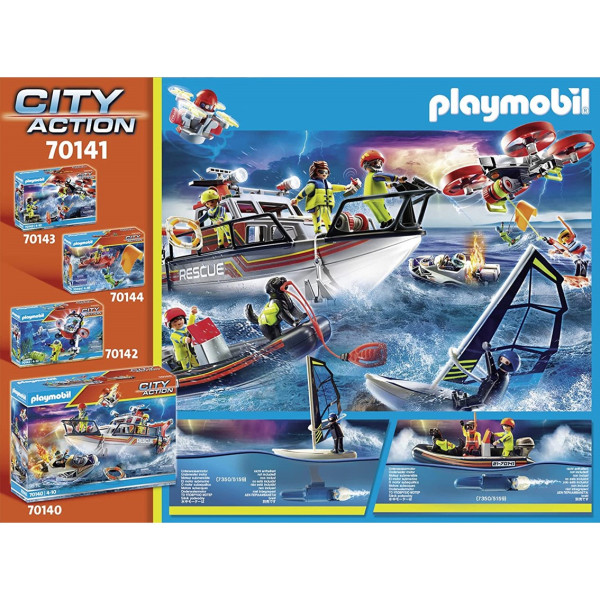 Playmobil Maritime Rescue : Polar Rescue com barco M 3