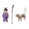Lutador asiático Playmobil com tigre 2
