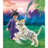 Lutador asiático Playmobil com tigre 3