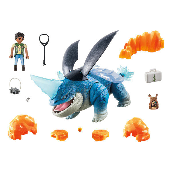 Dragões de Playmobil: nove reinos: plowhorn & d'angelo M 3