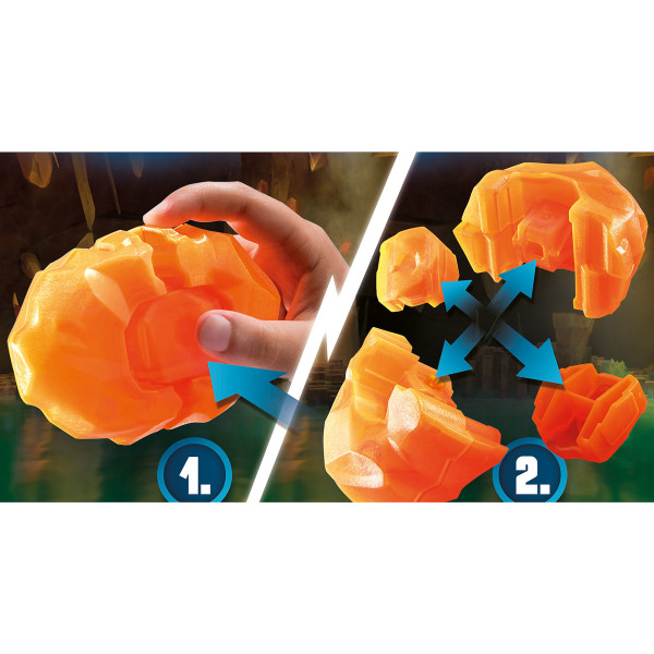 Playmobil dragones: nine realms: plowhorn & d'angelo M 6