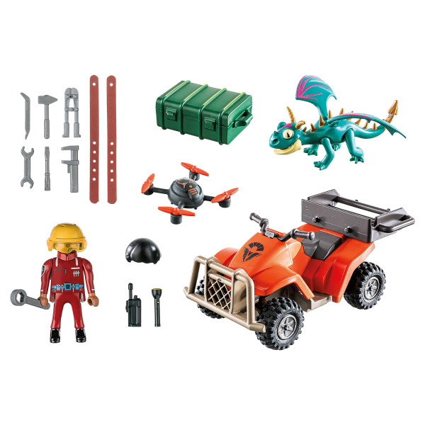 Dragões Playmobil : nove reinos : icaris quad M 3