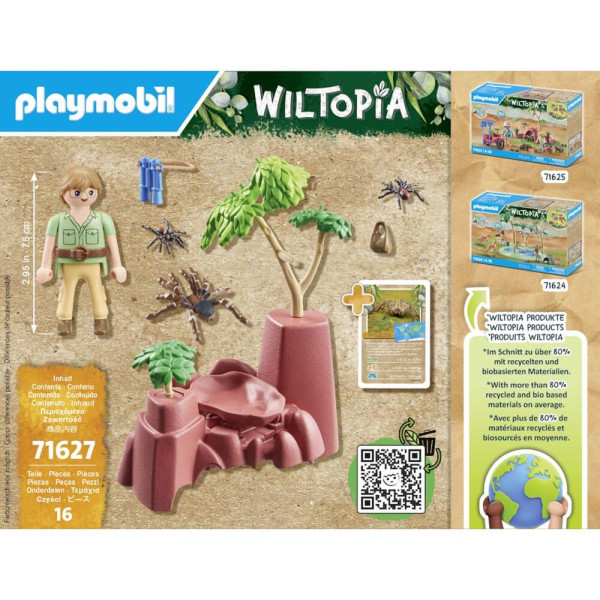 Playmobil wiltopia -  rocas con arañas M 3