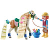 Playmobil ellie con caballo 2