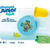 Playmobil júnior aqua: roda de água com bebê de tubarão 3