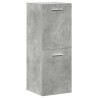 Set muebles de baño 2 piezas madera contrachapada gris hormigón 4