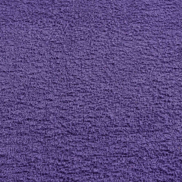 Toalhas 10 uds 100% algodão roxo 100x200 cm 600 gsm M 5
