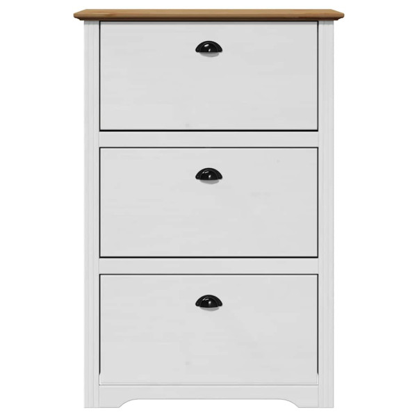 Zapatero BODO blanco y marrón 80x35x118 cm M 5