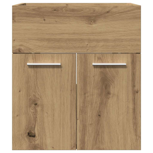 Mueble de lavabo de baño madera roble artisan 41x38.5x46 cm M 4