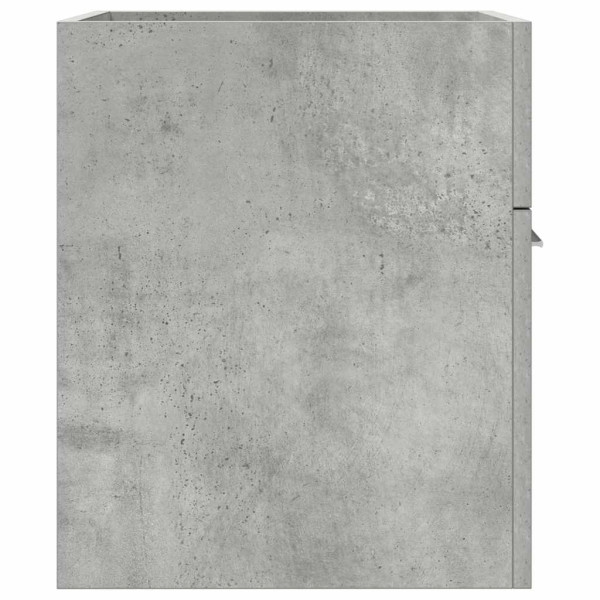 Mueble de lavabo madera ingeniería gris hormigón 41x38.5x46 cm M 5