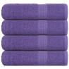 Toalhas de banheiro 4 pcs roxo 100x150 cm 360 gsm 100% algodão 1