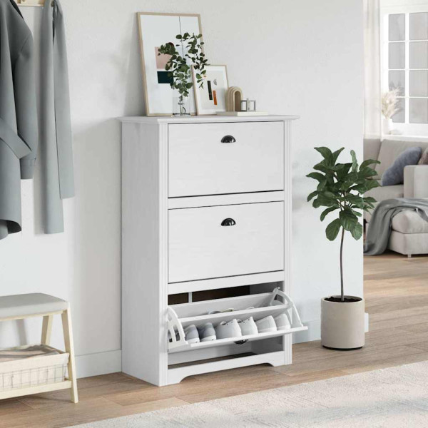 Zapatero BODO blanco 80x35x118 cm M 3