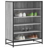 Sapateira 75x38x97.5 cm deriv. de madeira/metal cinzento sonoma 1
